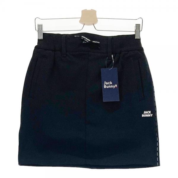 JACK BUNNY ブラック ゴルフスカート JACK BUNNY ジャックバニー インナー付スカート ブラック系