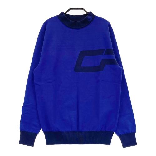 CPG GOLF シーピージーゴルフ ニットセーター ビッグロゴ ブルー系