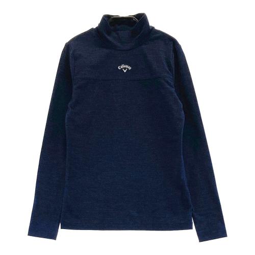 CALLAWAY キャロウェイ 長袖ハイネックTシャツ ボーダー ネイビー系