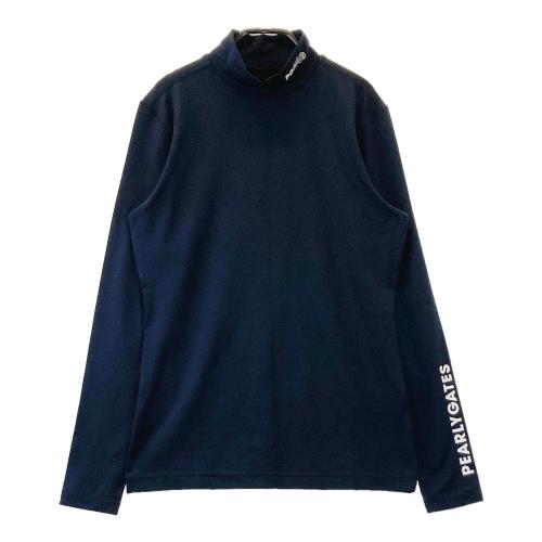 PEARLY GATES パーリーゲイツ ハイネック長袖Tシャツ ネイビー系