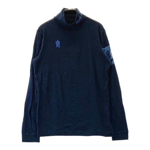PEARLY GATES パーリーゲイツ ハイネック長袖Tシャツ ネイビー系