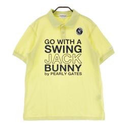 サイズ：5 JACK BUNNY ジャックバニー  ハイネック 半袖Tシャツ  ホワイト系 [240101449568] ゴルフウェア メンズ ストスト JACK BUNNY ジャックバニー ハイネック 半袖Tシャツ ホワイト系