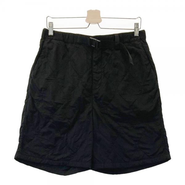 サイズ：M TAYLOR MADE テーラーメイド ×UNITED ARROWS ナイロン キルティング ハーフパンツ  ブラック系 [240101446099] ゴルフウェア メンズ ストスト TAYLOR MADE テーラーメイド ×UNITED ARROWS ナイロン