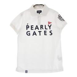 PEARLY GATES パーリーゲイツ 半袖ポロシャツ ホワイト系 サイズ