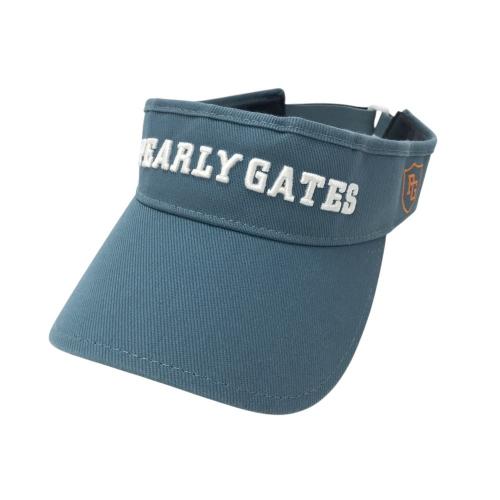 PEARLY GATES パーリーゲイツ サンバイザー ブルー系 ランク：B 【中古