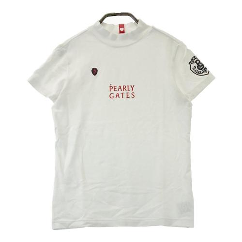 ★美品★2024年モデル PEARLY GATES　 モックネック　サイズ　0 新品タグ付】2024 モデルPEARLY GATESモックネックsize0白