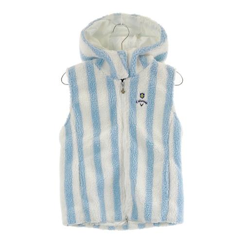 CALLAWAY キャロウェイ ボア ジップベスト ホワイト系 サイズ：M