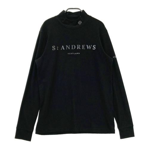 ST ANDREWS セントアンドリュース 半袖ポロシャツ 刺繍 総柄