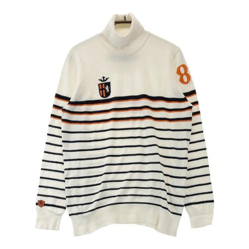 PEARLY GATES パーリーゲイツ タートルニットセーター ボーダー柄