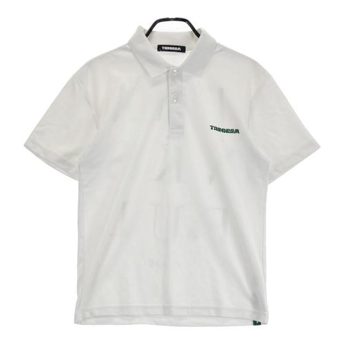 タングラムポロシャツ　白Lサイズ TANGRAM ポロシャツ GOLF TEAM POLO SHIRTS メンズ レディース