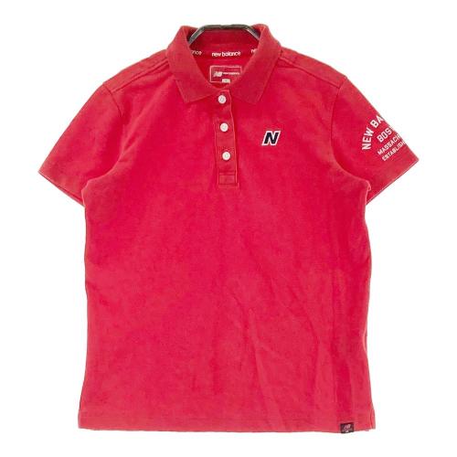 サイズ：5 NEW BALANCE GOLF ニューバランス  半袖 ポロシャツ  レッド系 [240101423924] ゴルフウェア メンズ ストスト NEW BALANCE GOLF ニューバランス 半袖 ポロシャツ レッド系