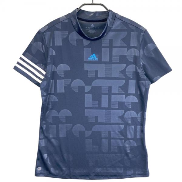 【新品】adidas アディダスメンズ ゴルフ半袖Tシャツ モックネックMグレー adidas アディダス モックネックシャツ 半袖 メンズ ゴルフ