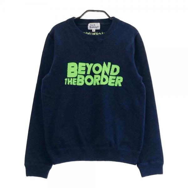 サイズ：0 JACK BUNNY ジャックバニー 2023年モデル ニットセーター  ネイビー系 [240101415166] ゴルフウェア レディース ストスト JACK BUNNY ジャックバニー ニットセーター ネイビー系 サイズ