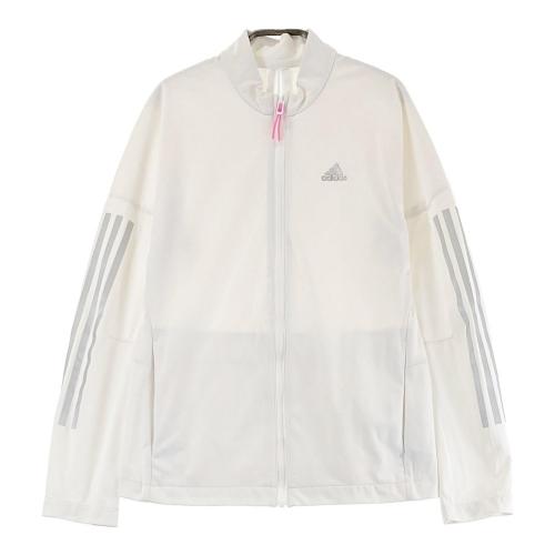 サイズ：S ADIDAS GOLF アディダスゴルフ ; HG8273 裏起毛 ジップジャケット  ホワイト系 [240101429862] ゴルフウェア レディース ストスト ADIDAS GOLF アディダスゴルフ ; HG8273 裏起毛 ジップ