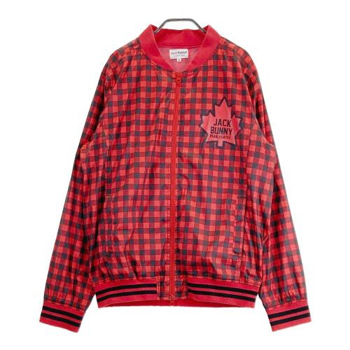 サイズ：6 JACK BUNNY ジャックバニー  裏メッシュ ジップジャケット  シルバー系 [240101443061] ゴルフウェア メンズ ストスト サイズ：6 JACK BUNNY ジャックバニー 裏メッシュ ジップ