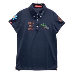 ◆ ラフアンドスウェル　パンツ　ネイビー　レディース　ゴルフ　ゴルフウェア ROUGH&SWELL（ラフアンドスウェル） レディース｜中古ゴルフ