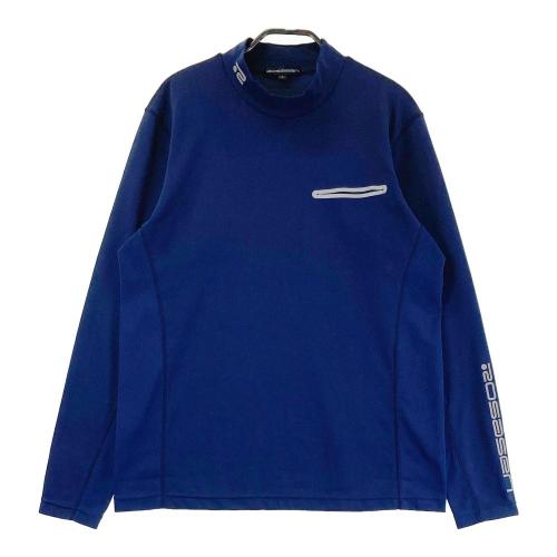 サイズ：LL ROSASEN ロサーセン 044-25011 裏起毛 ハイネック 長袖Tシャツ  グレー系 [240101425930] ゴルフウェア メンズ ストスト ROSASEN ロサーセン 044-25011 裏起毛 ハイネック 長袖Tシャツ