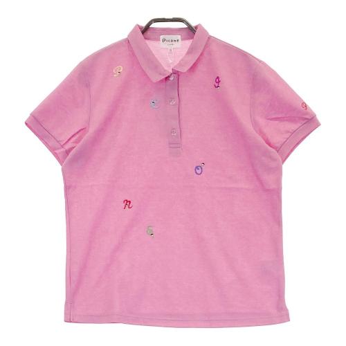 PICONE 半袖シャツ 38サイズ ピンク PICONE CLUB ピッコーネクラブ 襟付き 半袖Tシャツ ピンク系 サイズ：1