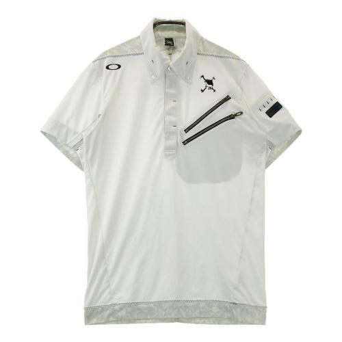 OAKLEY オークリー 半袖ポロシャツ ホワイト系 サイズ：M ランク：B