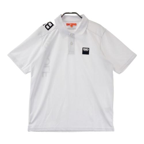 国内初の直営店 GOLF BEAMS ビームスゴルフ ホワイト ボーダー柄 半袖ポロシャツ メンズウェア