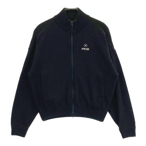 PING ピン ニットジャケット 星 レッド系 サイズ：M ランク：A