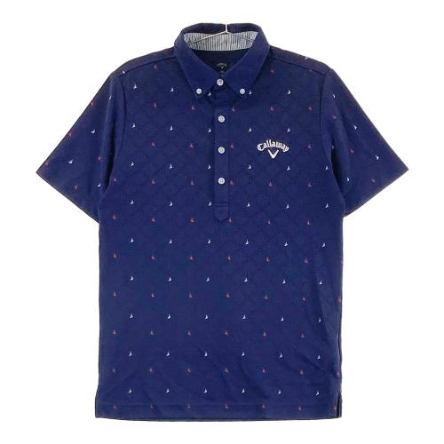 Callaway - coco 中古 キャロウェイ Callaway メンズ 半袖ポロシャツ LL グレー系 総柄 中古 メンズ キャロウェイ Callaway 半袖ポロシャツ LL グレー系