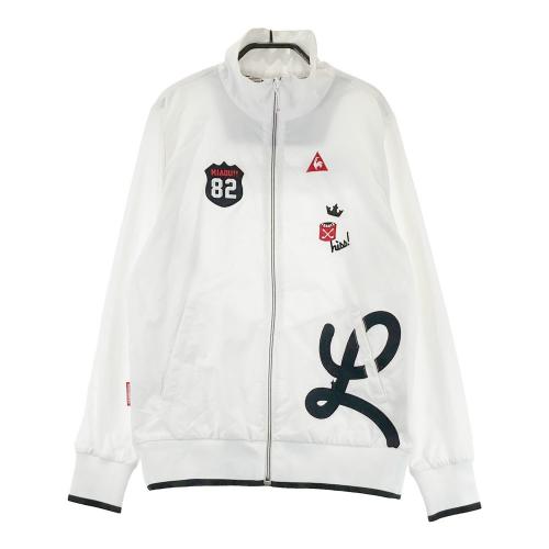 ルコックゴルフ◆ジップアップ ダウン ジャケット オフホワイト Lサイズ ルコックゴルフ◇ジップアップ ダウン ジャケット オフホワイト