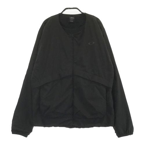 サイズ：XL OAKLEY オークリー  2WAY ジップジャケット  ブラック系 [240101419242] ゴルフウェア メンズ ストスト OAKLEY オークリー 2WAY ジップジャケット ブラック系 サイズ