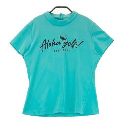 サイズ：L JUN&amp;ROPE ジュン アンド ロペ ERM-11030 半袖ハイネックTシャツ  ブラック系 [240101416590] ゴルフウェア レディース ストスト JUN&ROPE' 50％OFF！セール ジュン＆ロペ/ジュンアンドロペ