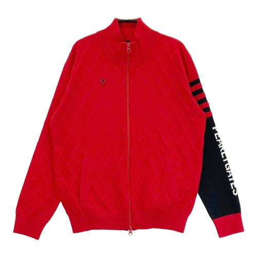 サイズ：1 PEARLY GATES パーリーゲイツ カシミヤ ジップジャケット