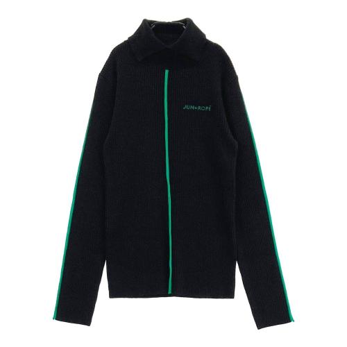 【未使用品】JUN&ROPE タートルネックセーター Lサイズ JUN&ROPE ジュン アンド ロペ タートルネック ニットセーター レッド系