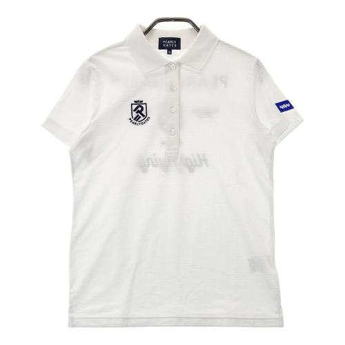 ★パーリーゲイツPEARLYGATES★定番系半袖ポロシャツ新品未使用ホワイト白 PEARLY GATES 【新品】パーリーゲイツ 半袖ポロシャツ 白