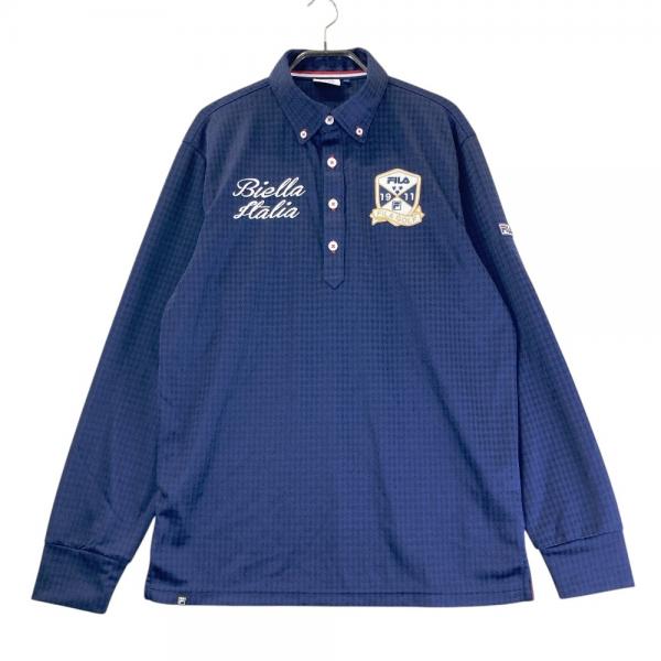 46428　フィラゴルフ　ポロシャツ　青　M 46428 フィラゴルフ ポロシャツ 青 M 46428 フィラゴルフ