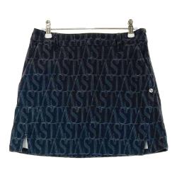 タグ付き未使用品 セントアンドリュース 裾ボア切替レザー風スカート ブラック タグ付き未使用品 セントアンドリュース 裾ボア切替レザー風