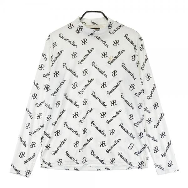 RESURRECTION レザレクション モックネック 長袖Tシャツ ロゴ 総