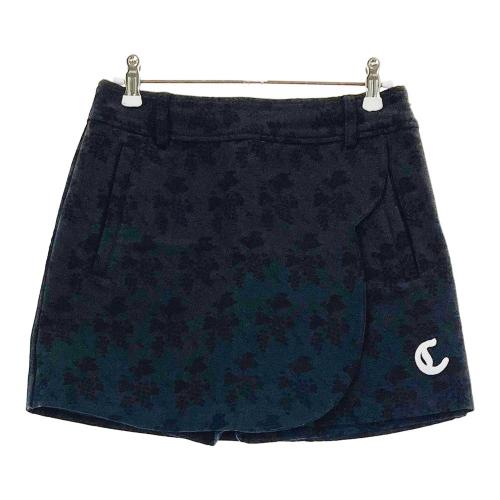 CALLAWAY キャロウェイ ストレッチスカート プリーツ 総柄 グレー系