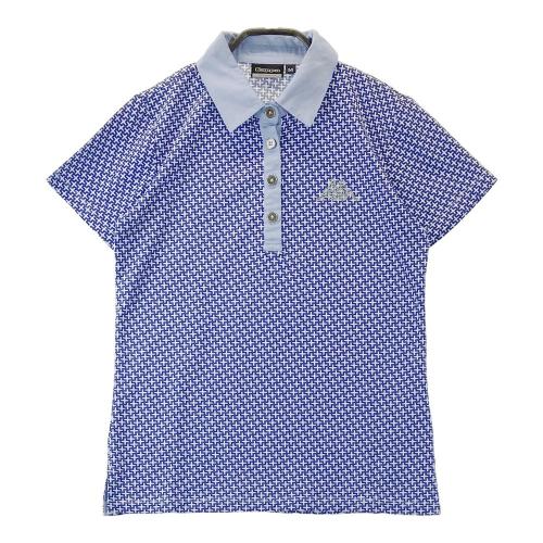 KAPPA GOLF カッパゴルフ 半袖ポロシャツ ボーダー柄 ブルー系