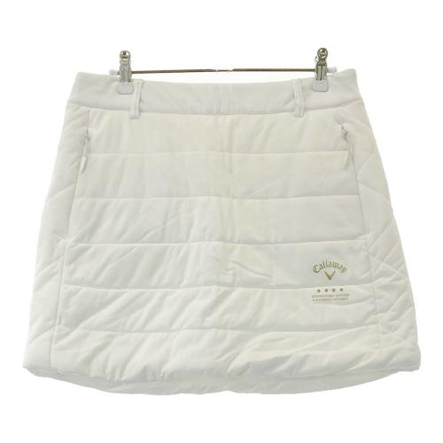 CALLAWAY キャロウェイ 中綿スカート ボタニカル柄 ブルー系