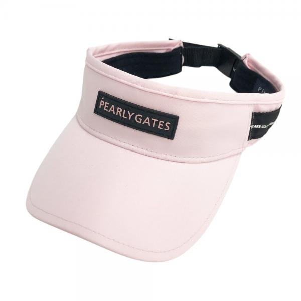 PEARLY GATES ピンクバイザー PEARLY GATES パーリーゲイツ サンバイザー ピンク系 ランク：A