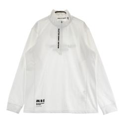 サイズ：4 MASTER BUNNY EDITION マスターバニーエディション  ハイネック 長袖Tシャツ X+I  ホワイト系 [240101446950] ゴルフウェア メンズ ストスト サイズ：4 MASTER BUNNY EDITION マスターバニーエディション