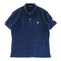 美品！ロサーセン　rosasen 　メンズ　ハイネック　 M　 ネイビー 半袖 Rosasen ROSASEN（メンズ）ゴルフウェア 吸水速乾 クール天竺