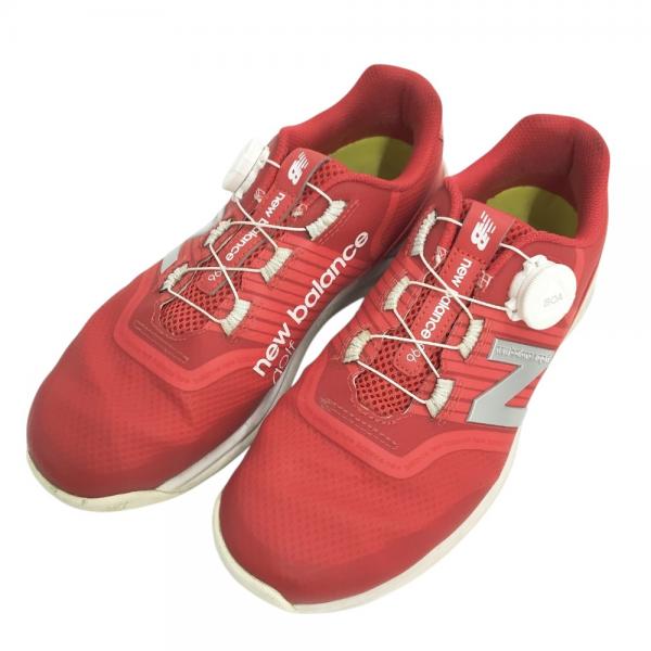 NEW BALANCE GOLF ニューバランス UGBS996R スパイクレス ゴルフシューズ  レッド系 23.0 [240101453596] ゴルフウェア レディース ストスト NEW BALANCE GOLF ニューバランス UGBS996R スパイクレス ゴルフ