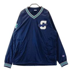 サイズ：XL CHAMPION GOLF チャンピオンゴルフ  長袖ブルゾン  ネイビー系 [240101453831] ゴルフウェア メンズ ストスト CHAMPION GOLF チャンピオンゴルフ 長袖ブルゾン ネイビー系