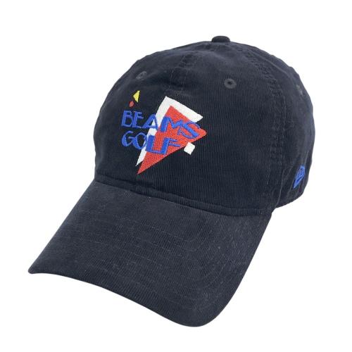 でぃえご BEAMS GOLF サイドロゴ　ネイビー×レッド ビームスゴルフ 【定番】サイドロゴニーハイソックス 81-43-0320