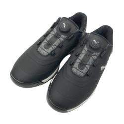 PUMA 27 0cm スパークスポーツ 白 赤 ゴルフ シューズ メンズ