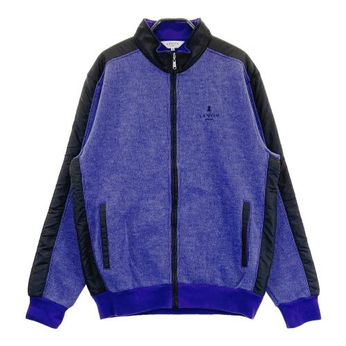 サイズ：40 LANVIN SPORT ランバン スポール  裏起毛 切替 ジャケット  パープル系 [240101454364] ゴルフウェア メンズ ストスト LANVIN SPORT ランバン スポール 裏起毛 切替 ジャケット