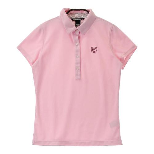 ZOY ゾーイ ハイネック 長袖Tシャツ ボーダー柄 ピンク系 サイズ