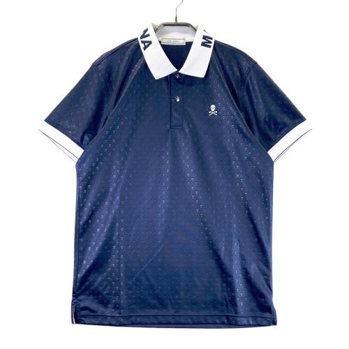 MARK&LONA マークアンドロナ 半袖ポロシャツ ネイビー系 サイズ：46