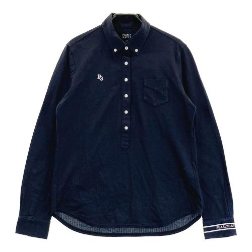 PEARLY GATES パーリーゲイツ 055-2261902 長袖ポロシャツ ネイビー系