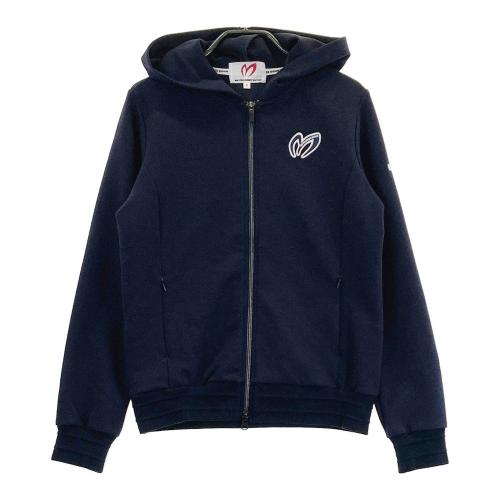 サイズ：0 MASTER BUNNY EDITION マスターバニーエディション  ジップパーカー  ネイビー系 [240101506732] ゴルフウェア レディース ストスト MASTER BUNNY EDITION マスターバニーエディション ジップパーカー